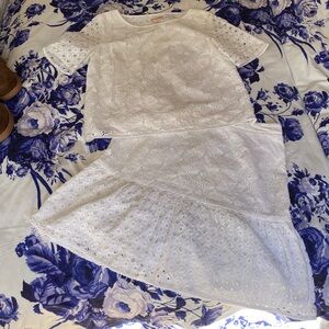 Brooks Brothers White Eyelet Skirt Set 8
